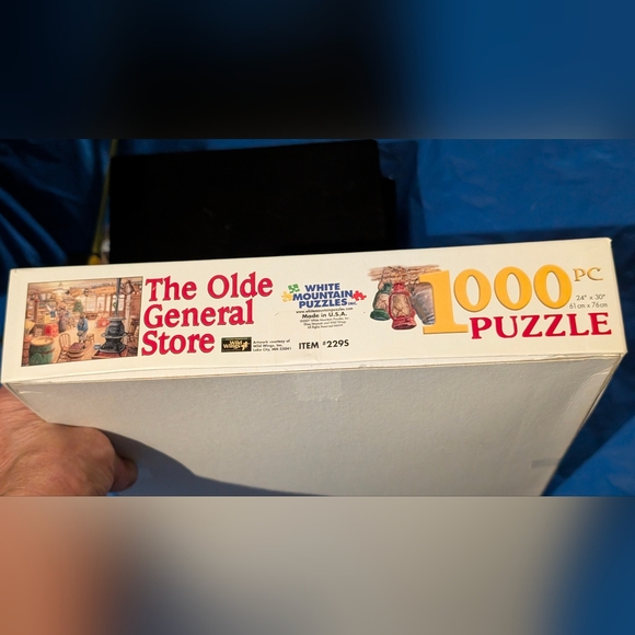 2007 White Mountain The Olde General Store  1000 piece puzzle #2295 LIKE NEW - Picture 3 of 4